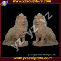 hot sale hand carved gate decoration marble lion sculpture